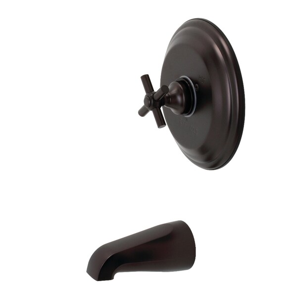 Tub and Shower Faucet, 2, Wall Mount, Oil Rubbed Bronze